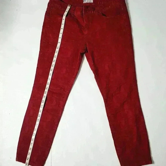 Free people womens Red Embroidered Sz 31 - Picture 3 of 8